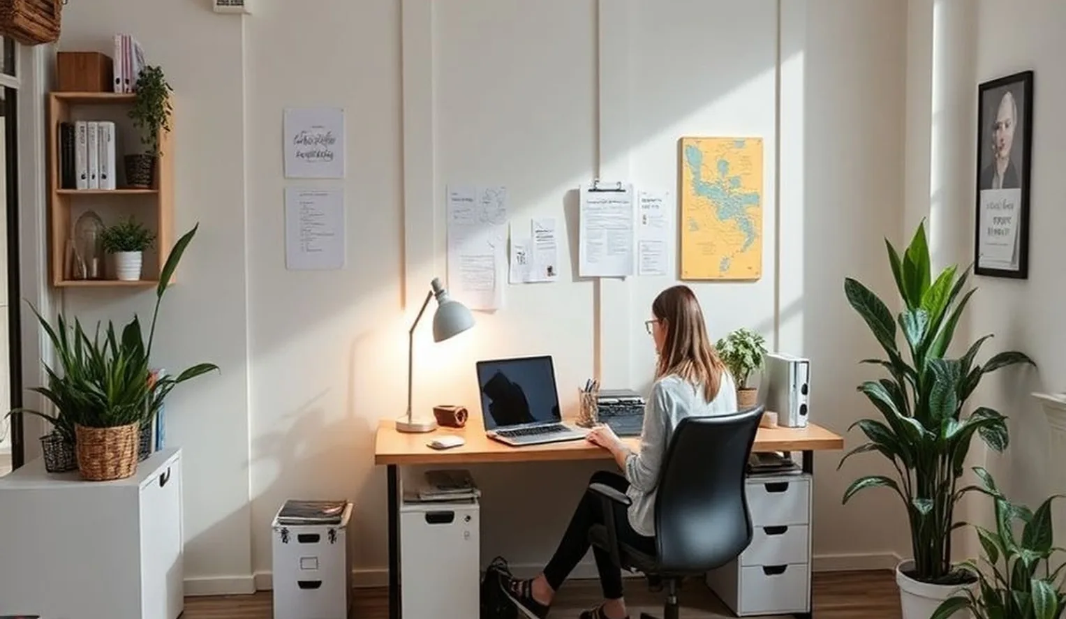 Career coaching office environment